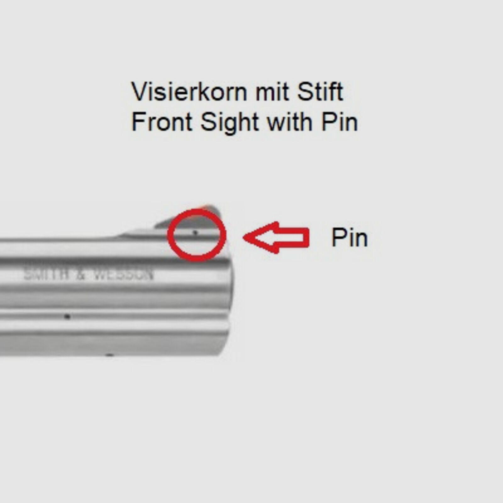Hiviz HIVIZ Celownik włóknowy czerwony .165" (165 cali) S&W K/L