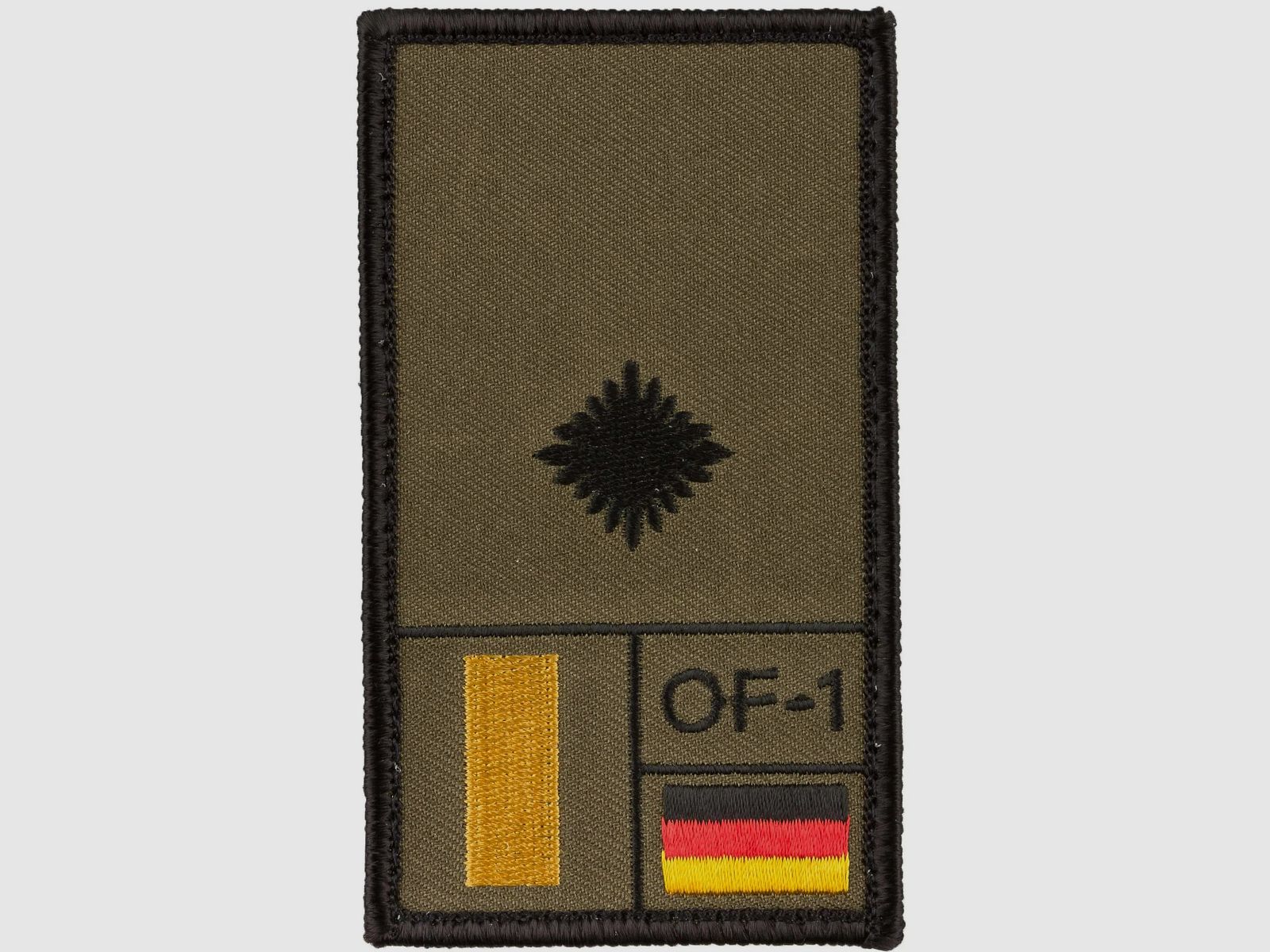 Café Viereck Café Viereck Rank Patch Leutnant oliv
