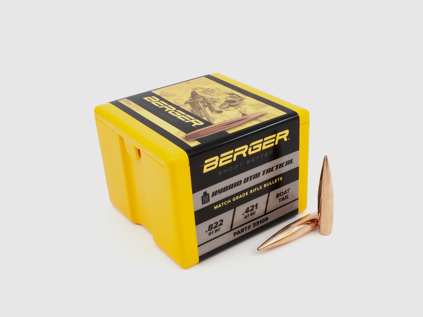 Berger Geschoss .338 Hybrid OTM Tactical 300GR 100 Stück
