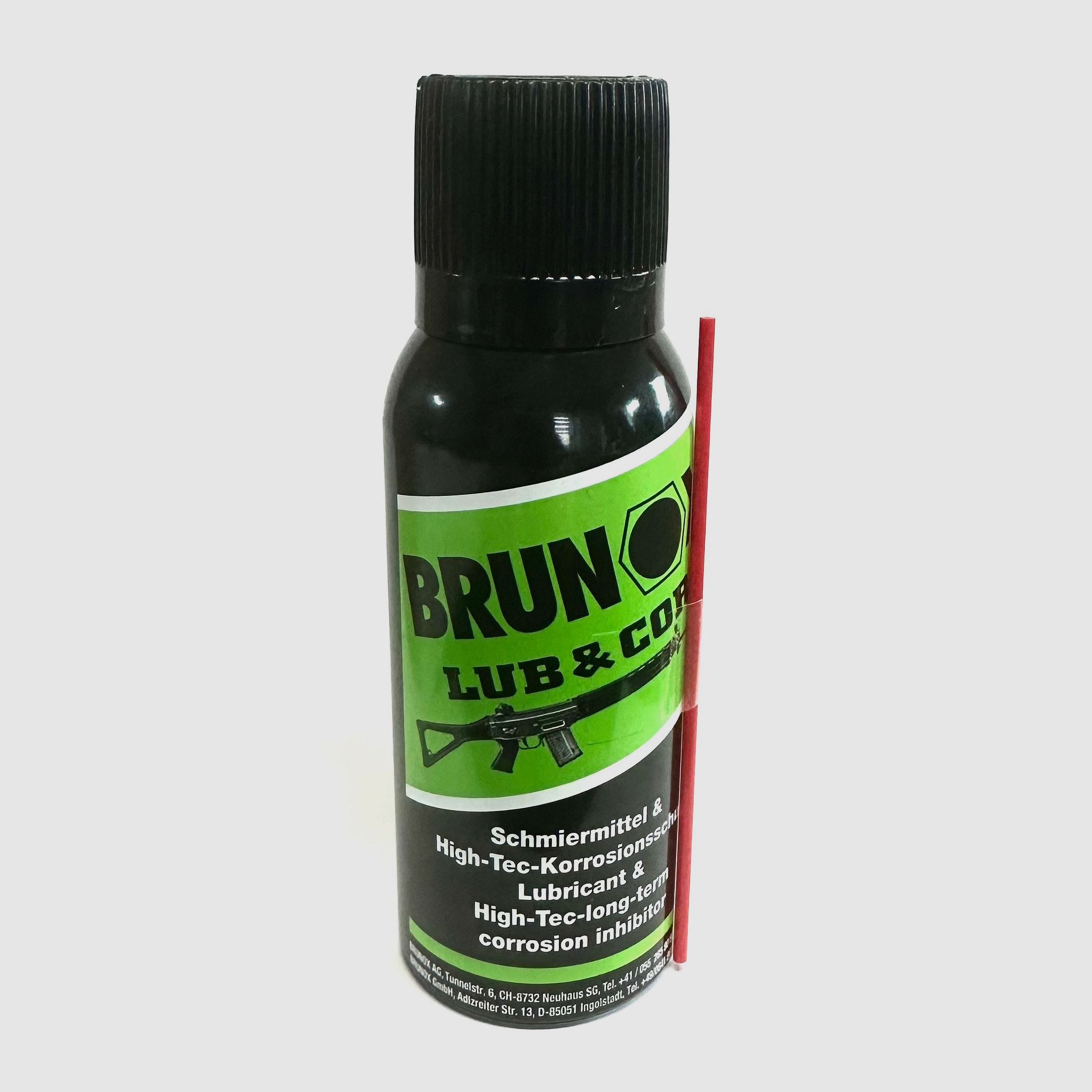 Brunox Weapon Care Oil Lub & Cor 100ml High-Tech Lubricant & Corrosion Protection