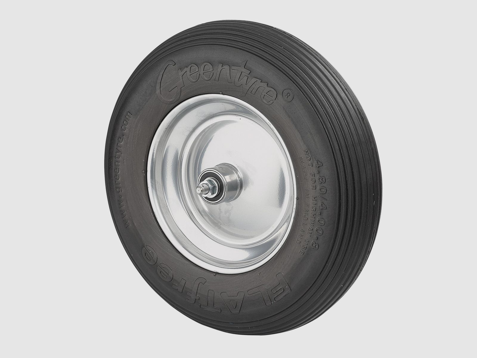 Pannensicheres Rad 400/100 auf Stahlblechfelge