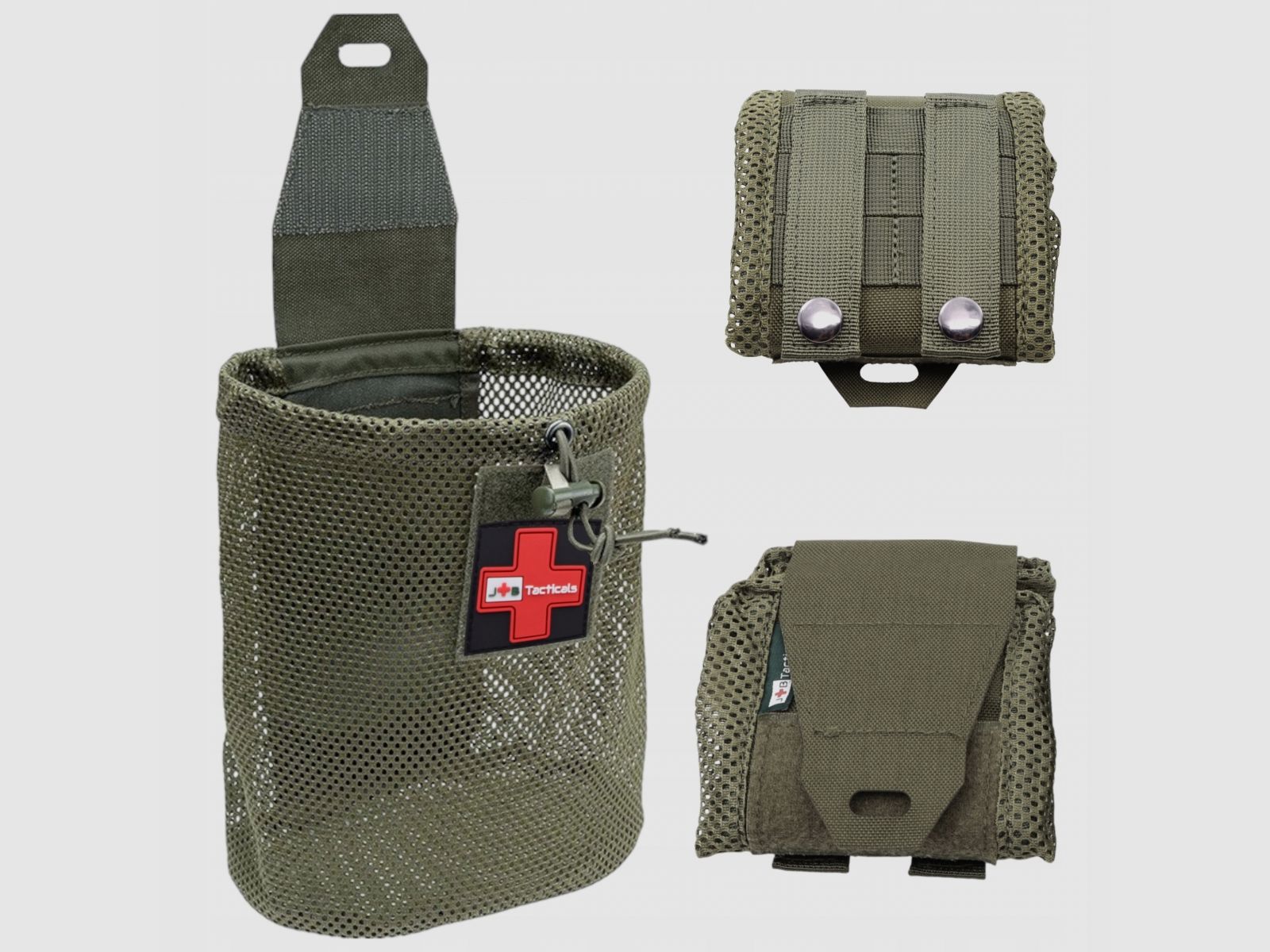JB TACTICALS Green Dump Pouch for Magazines, image 1 of 11