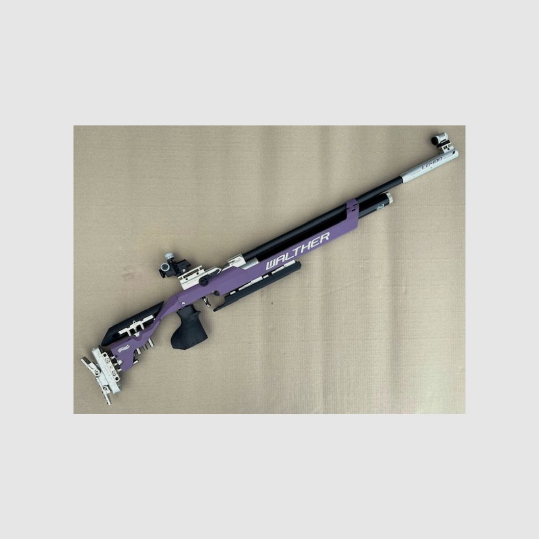 CARABINA DE AIRE WALTHER LG400 ALUTEC EXPERT - COLORES ESPECIALES "MORADO"