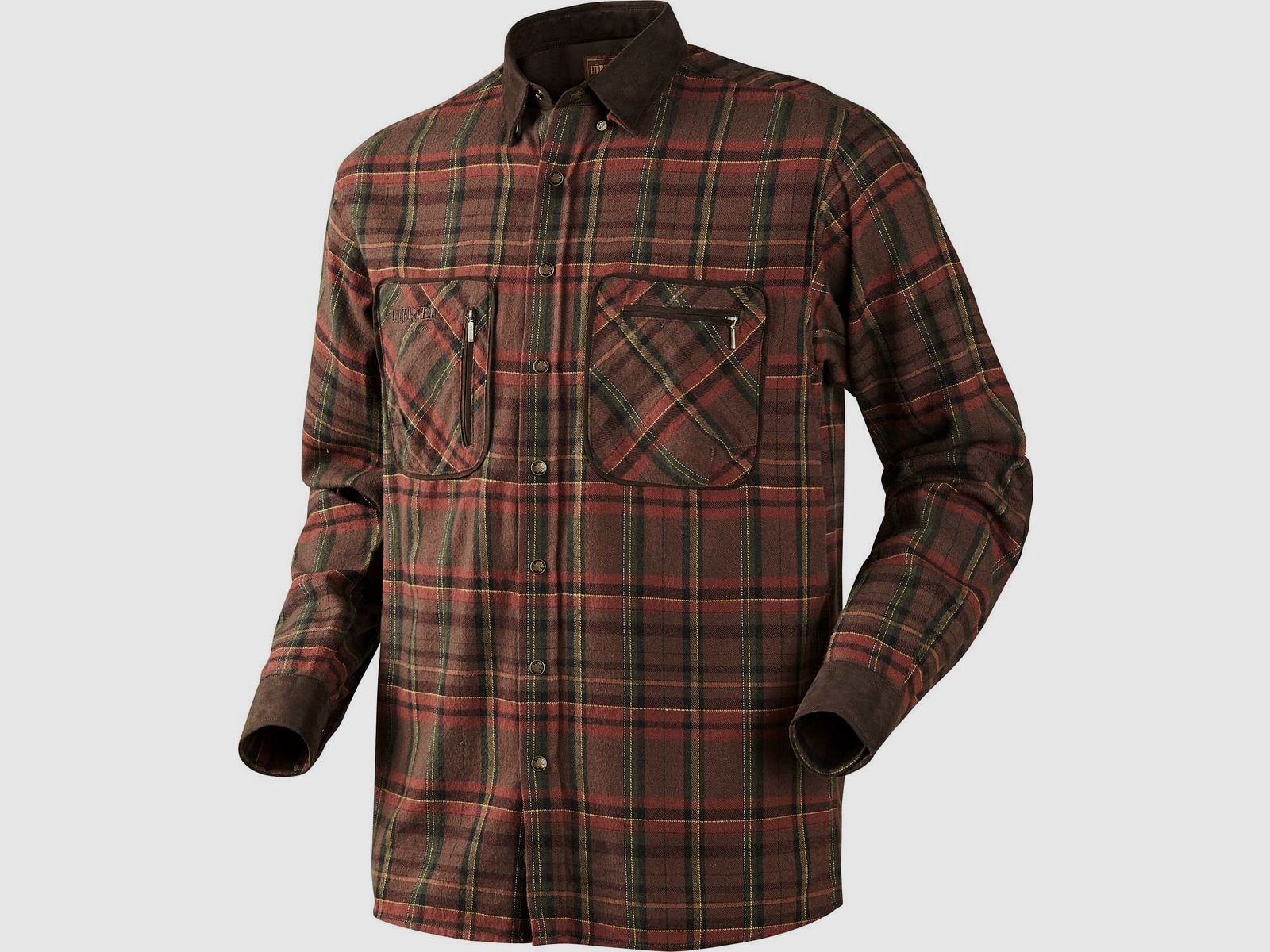 Hrkila Pajala Chemise de Chasse - Carreaux Rouges