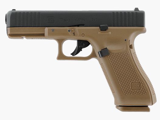 CO2 Pistole Glock 17 Gen5 Coyote Blow Back Metallschlitten Kaliber 4,5 mm BB (P18)