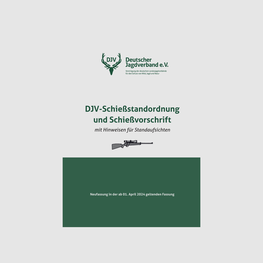 Brochure "Regolamento del poligono di tiro DJV e istruzioni di tiro"