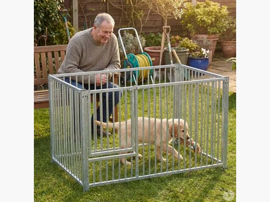 Paneel für Welpenpark 1,5m mit Tür 3/4 - Höhe 95cm