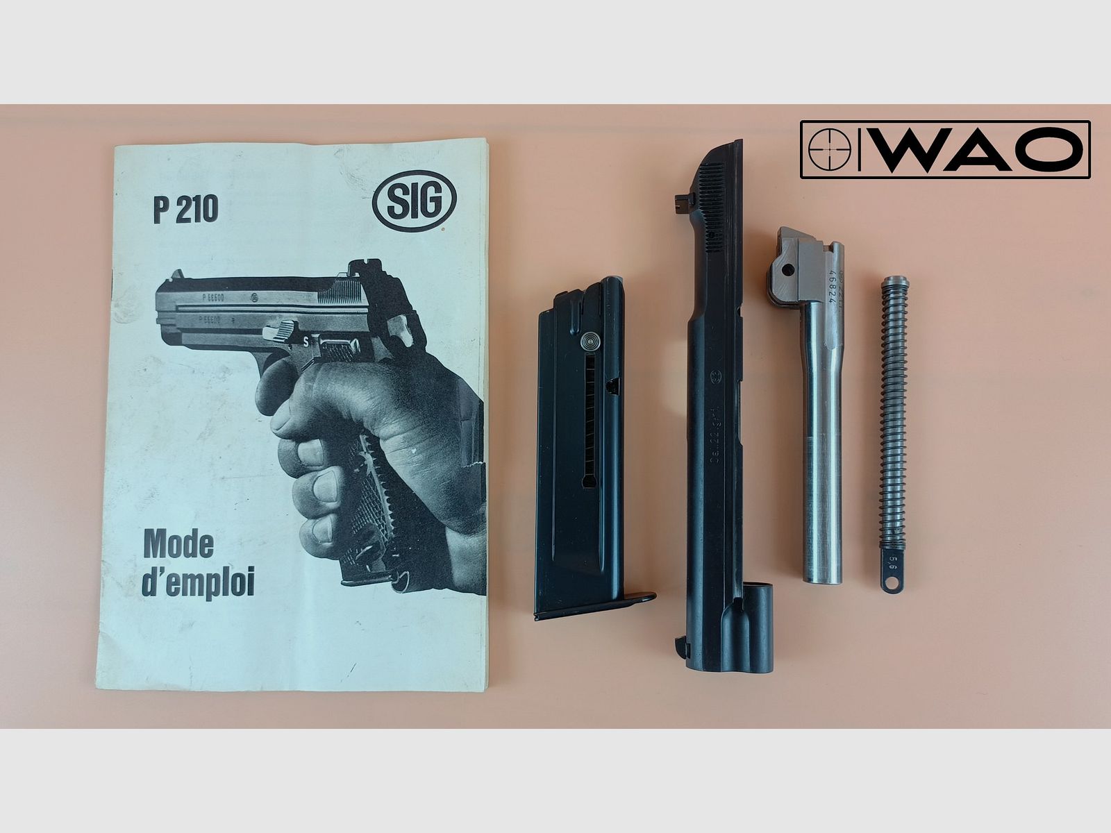 SIG P210-2, P 210-2, Kal. 9mmLuger *Set mit Wechselsystem Kal. .22lr*, Bild 13 von 13