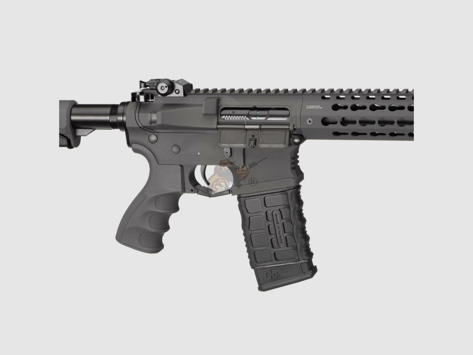 G&G CM16 SRL with ETU in Battleship Grey Airsoft S-AEG free from 18