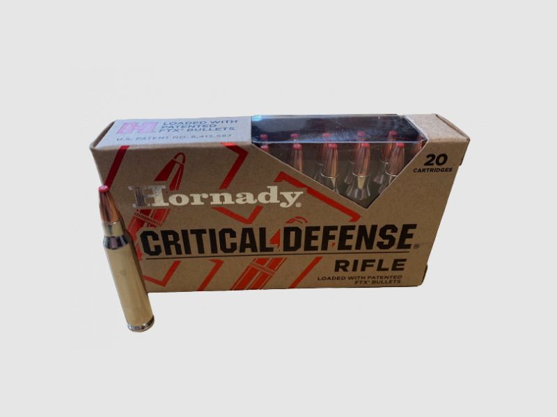 HORNADY CRITICAL DEFENSE - .223REM - 55GRS. - FTX - 20 PATRONEN