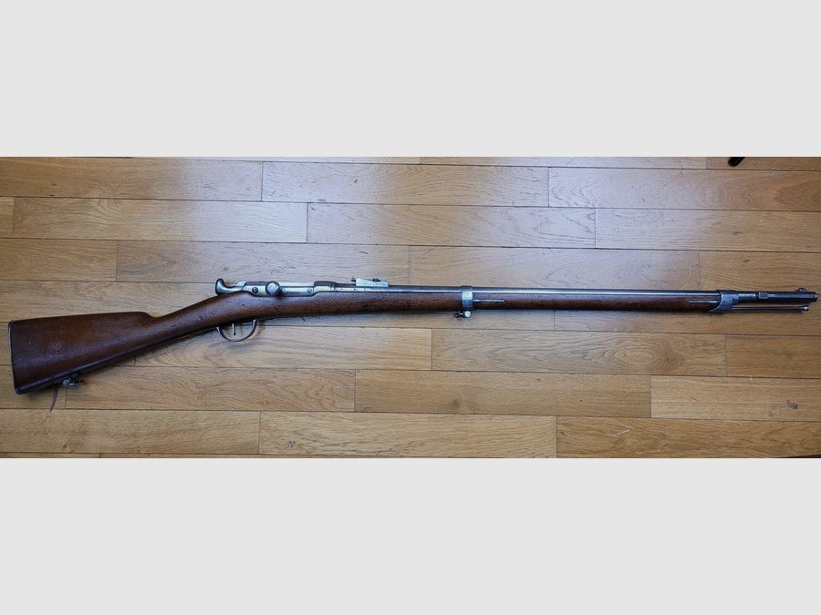 Schöner Chassepot-Gewehr 1866 – Kaiserliche Fabrik in St. Étienne – Oktober 1868 – im 1. RTA! – Originalkaliber – Ausgezeichneter Lauf – TBE, Bild 2 von 27