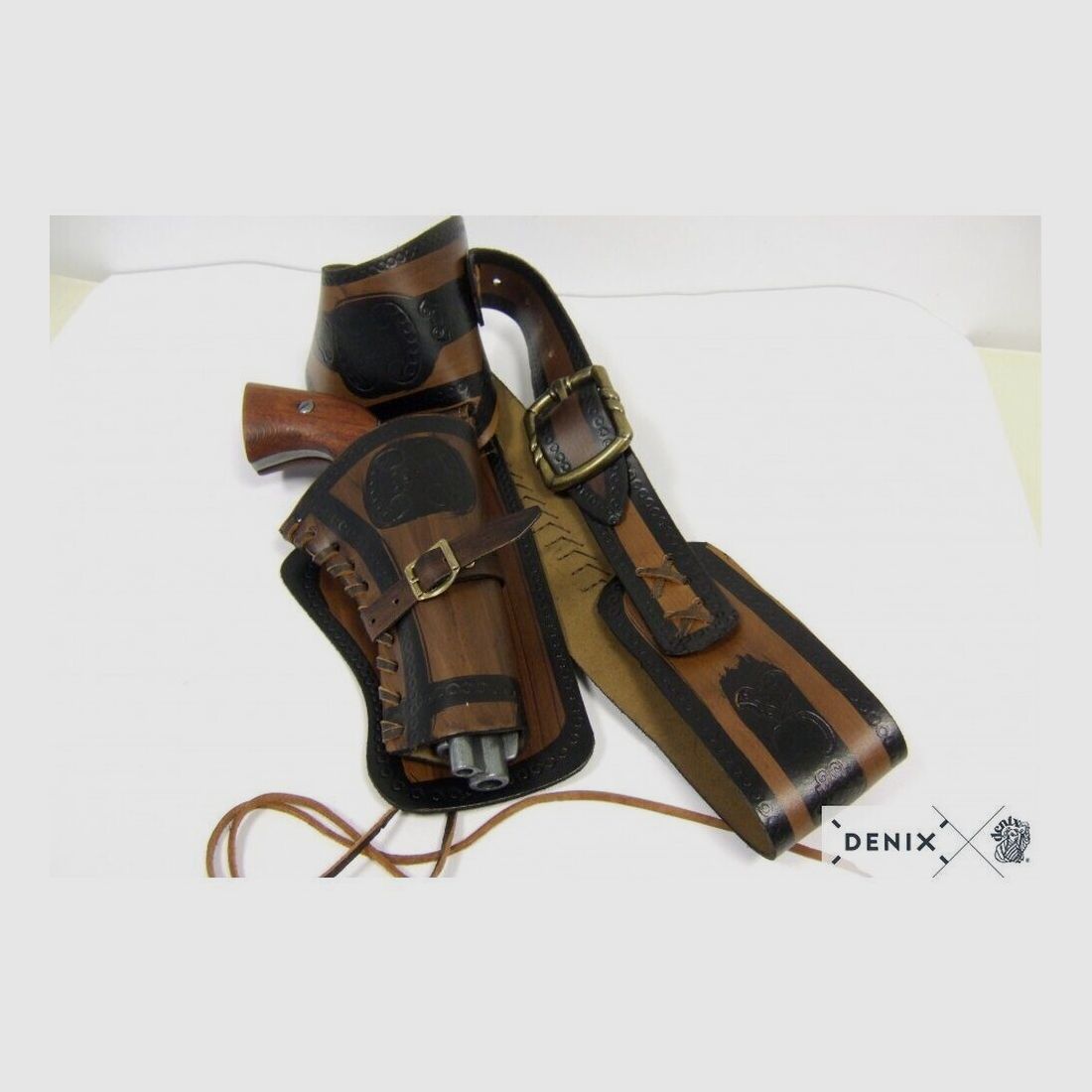 Gürtel mit einem Holster für Western-Revolver Gürtel 1 Revolver, Bild 5 von 8