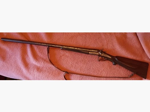 Kaliber 12/70 Damast Schrotzwilling
