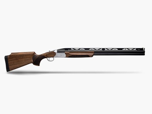 Huglu TRP DLX Bockflinte High Rib, verstellbare Schiene, Kal. 12/76, 76cm Lauf, Silber, LH