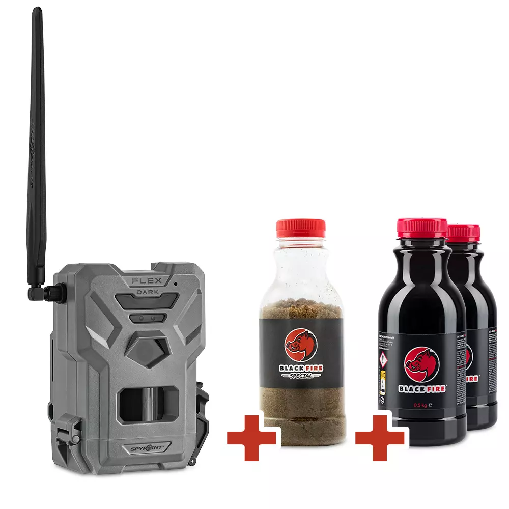 BLACK FLEX Bundle 1 - SPYPOINT FLEX-DARK + BLACK FIRE Tar Original und Special, Bild 1 von 5