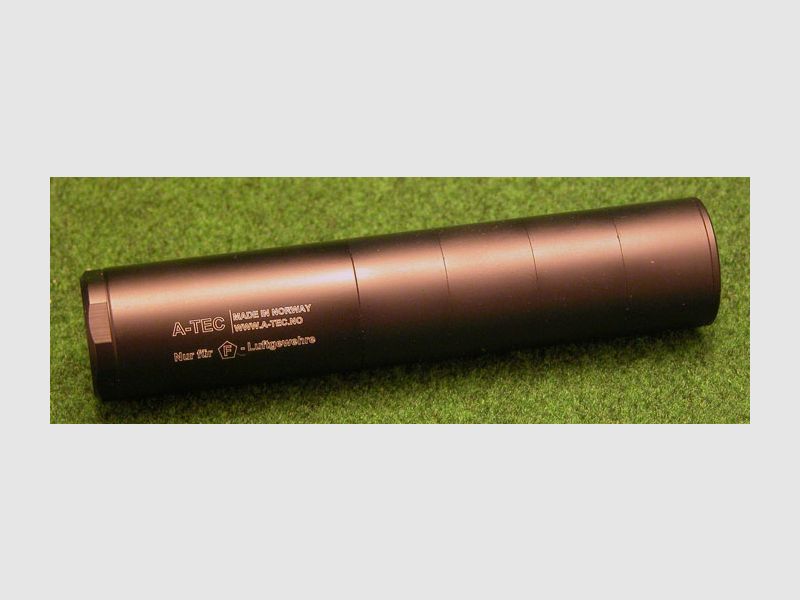 A-TEC Modular Schalldämpfer mit 1/2"-20 UNF Gewinde für F-Luftdurckwaffen, 5-Kammern