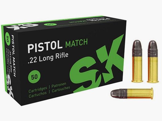 Patronen SK Pistol Match Kal. 22 LR