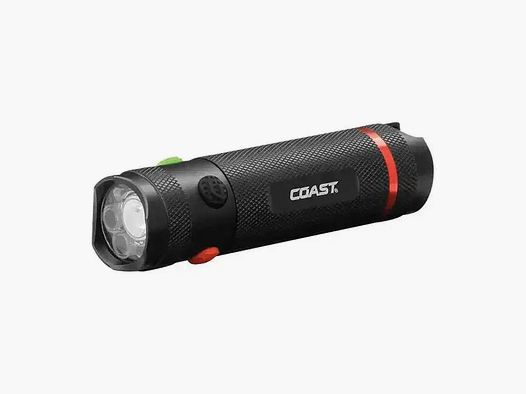 Lampe de poche Coast Coast TX12 385 lumens noir rouge