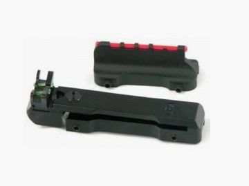 CONJUNTO DE MIRAS LPA CON FIBRA ÓPTICA AJUSTABLE PARA RIFLES DE 6-7-8 mm