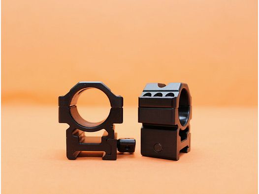 UTG - Leapers UTG QD Montageringe 1" Medium (RG2W1156) Twist Lock Alu schwarz für Picatinnyprofil.