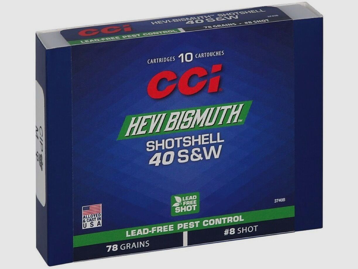 CCI Shotshell Bism. 88grs Nr9 10St .40S&W