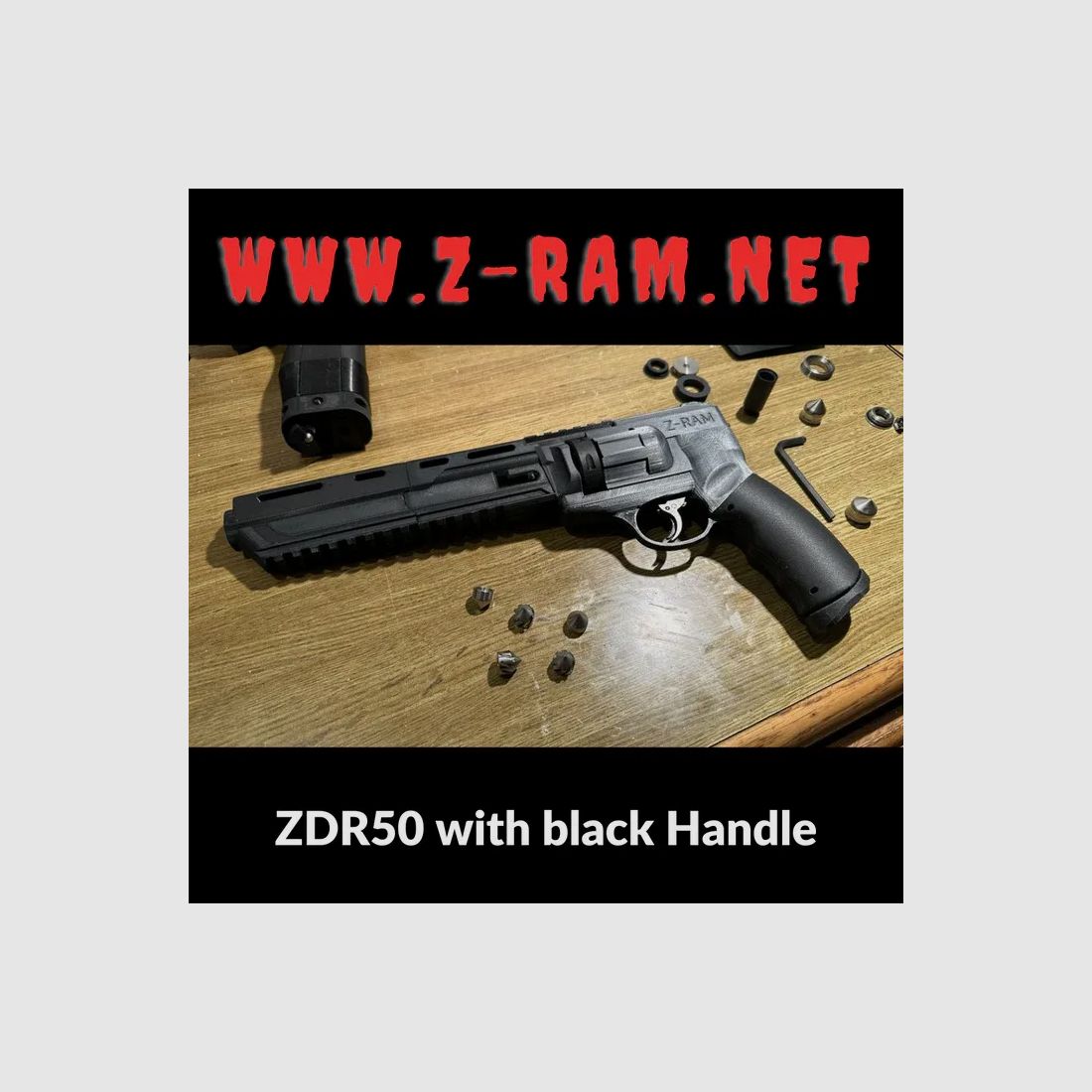 Z-RAM KOSTENLOS SILBER ZDR50 KOMPLETTPAKET FÜR HDR50 (34 JOULE 12G CO2)