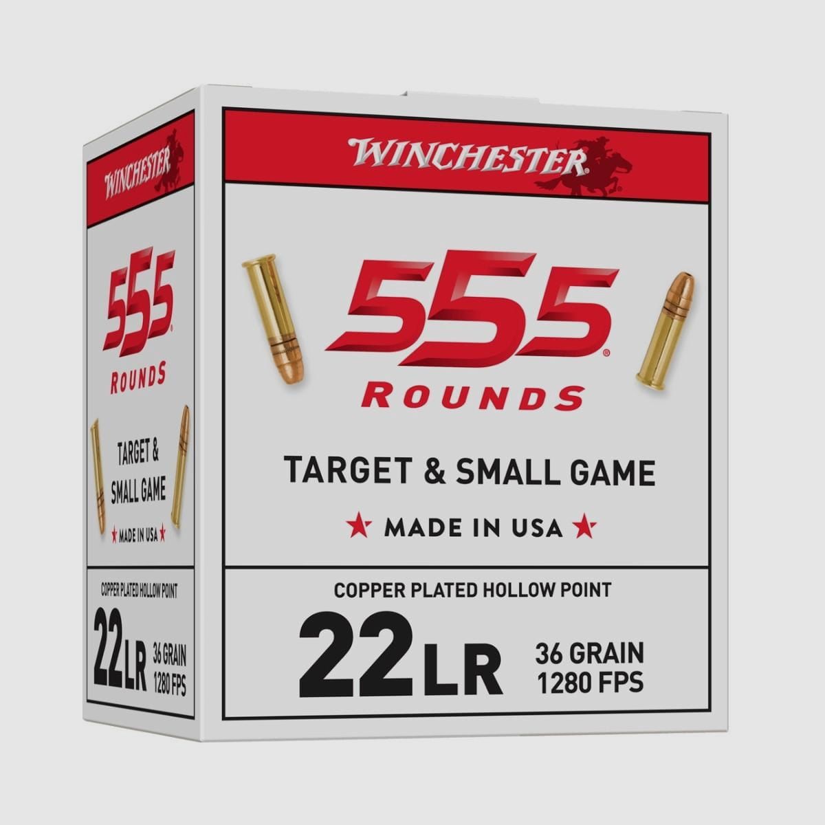 Winchester Super-X .22 LR Munition, Packung mit 500 Stück