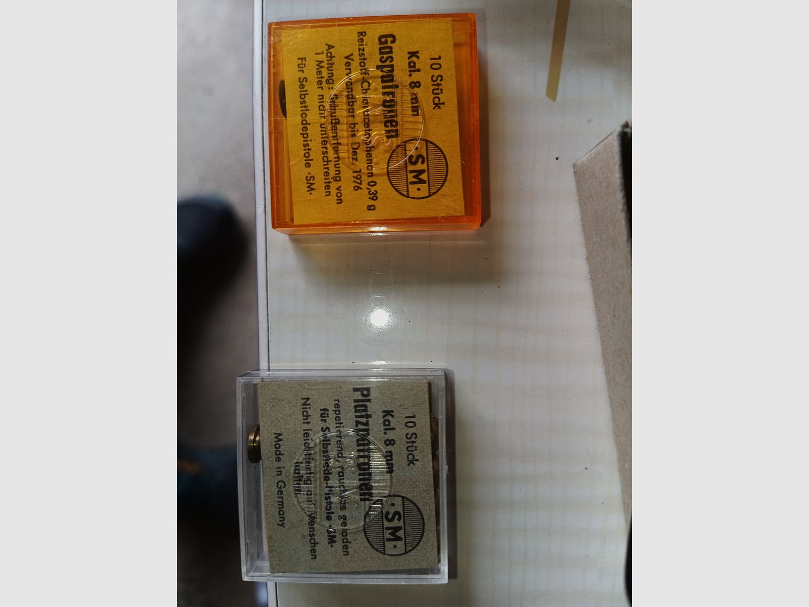 Rhöner SM Mod. 110 (including original packaging, instructions, cleaning brush, and ammunition)