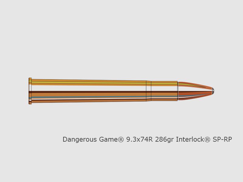 Hornady Dangerous Game .375 H&H Mag. 17.5g SP-RP Interlock Superf., Bild 2 von 4