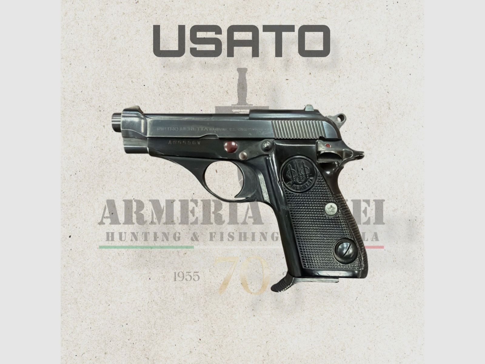 USED – PISTOL – BERETTA MOD. 70 cal. 7.65, image 1 of 4