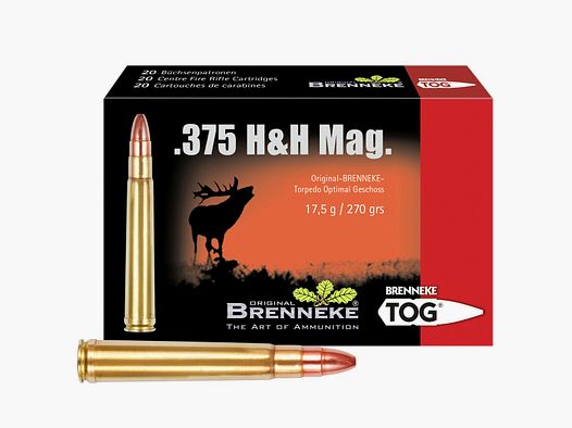Brenneke .375 H&H Mag. TOG 17,5g/270grs. – 20 pcs.