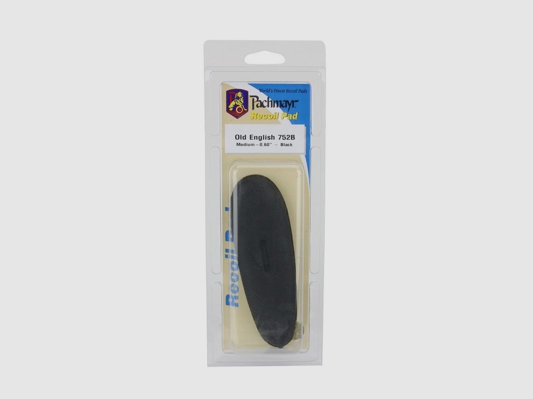 PACHMAYR RUBBER BUTT PLATE 752 B 139X45X15.2 MM BLACK, image 1 of 2