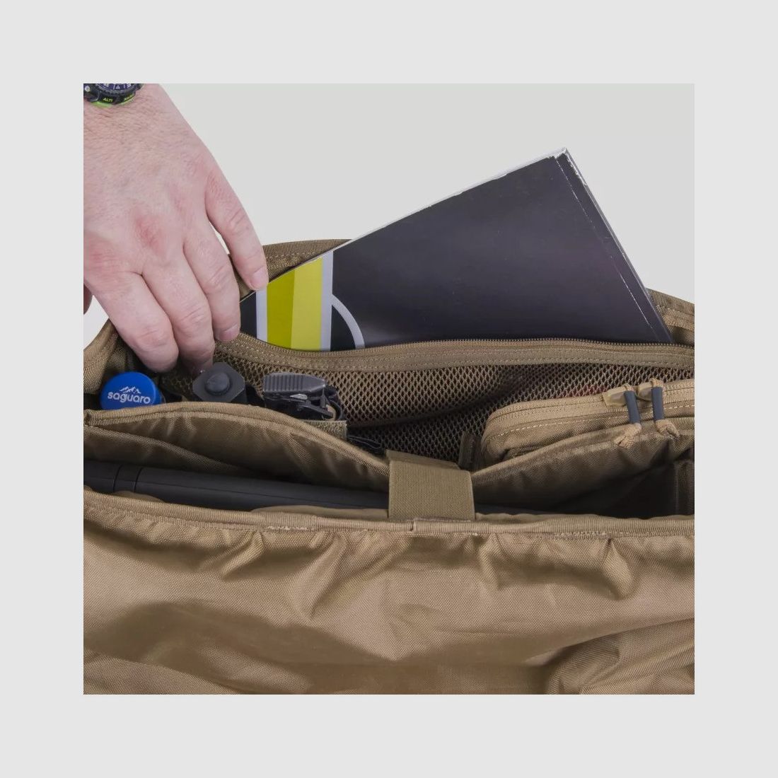 URBAN COURIER BAG Large Cordura Shadow Grey Tasche, Bild 4 von 9