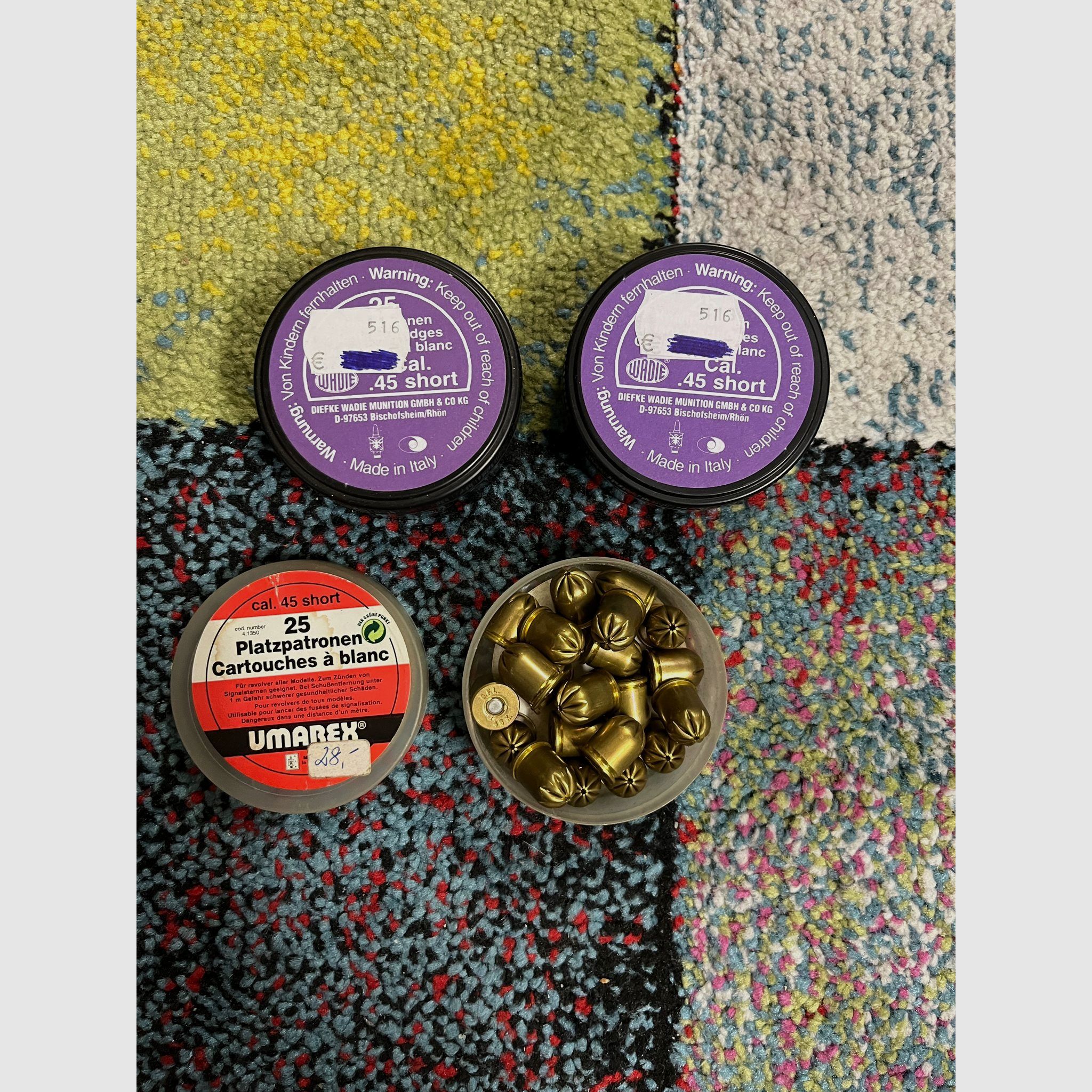 .45 Short cartucce a salve - Collezionista