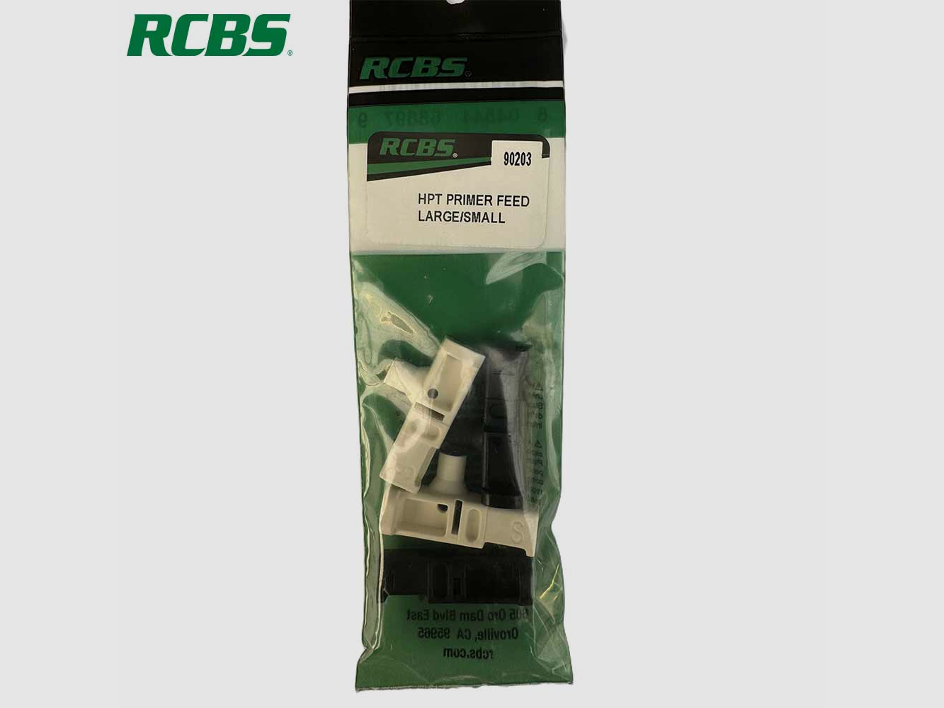 RCBS PRIMER FEEDS, Set of 4 parts, for 90200 Large/small, left/right for primer setting device