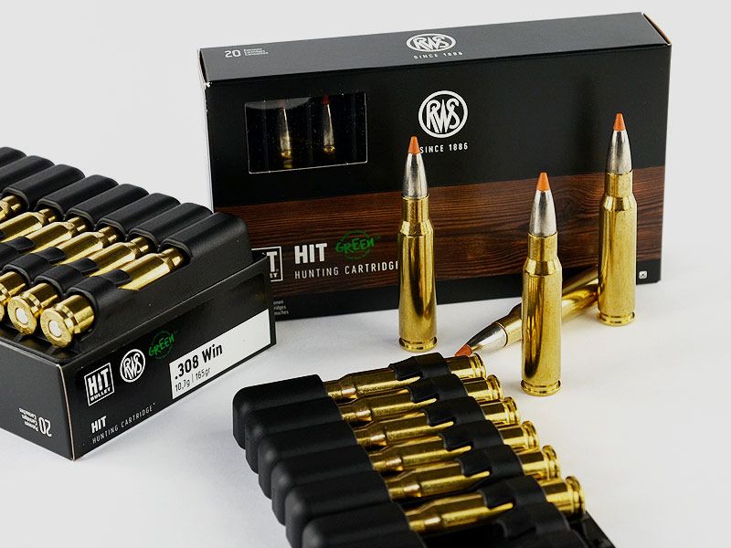 RWS .308 Winchester, HIT 165 grs 1 pack (20 shots at €4.245 each)