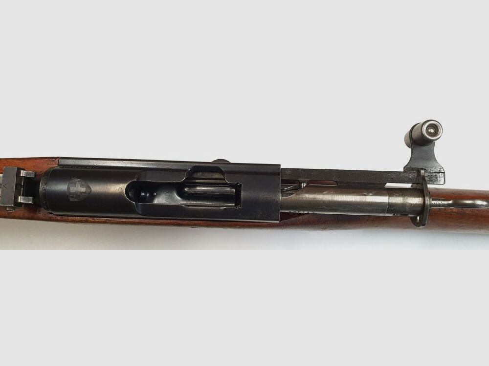 Fabryka broni Bern karabina powtarzalna Fabryka broni Bern Szwajcarski K31 Kaliber 7,5x55 Szwajcarski kompletny z dopasowanymi numerami + Hämmerli