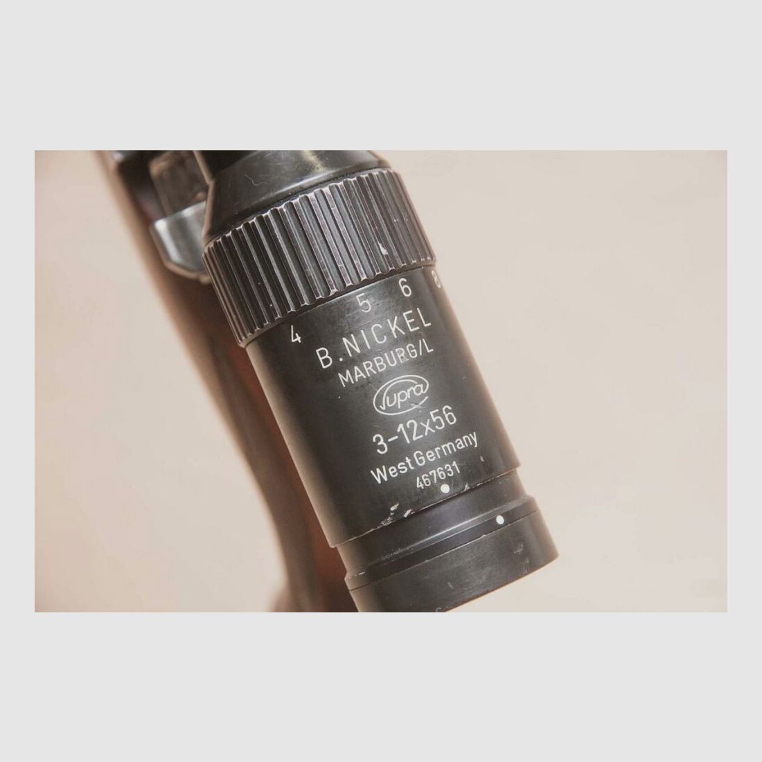 Mauser System 98 Parker Hale with scope Nickel Marburg 3-12x56 illuminated reticle 4, image 6 of 7