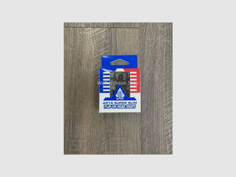 Klappbares Visier mit niedrigem Profil und doppelter Zielöffnung