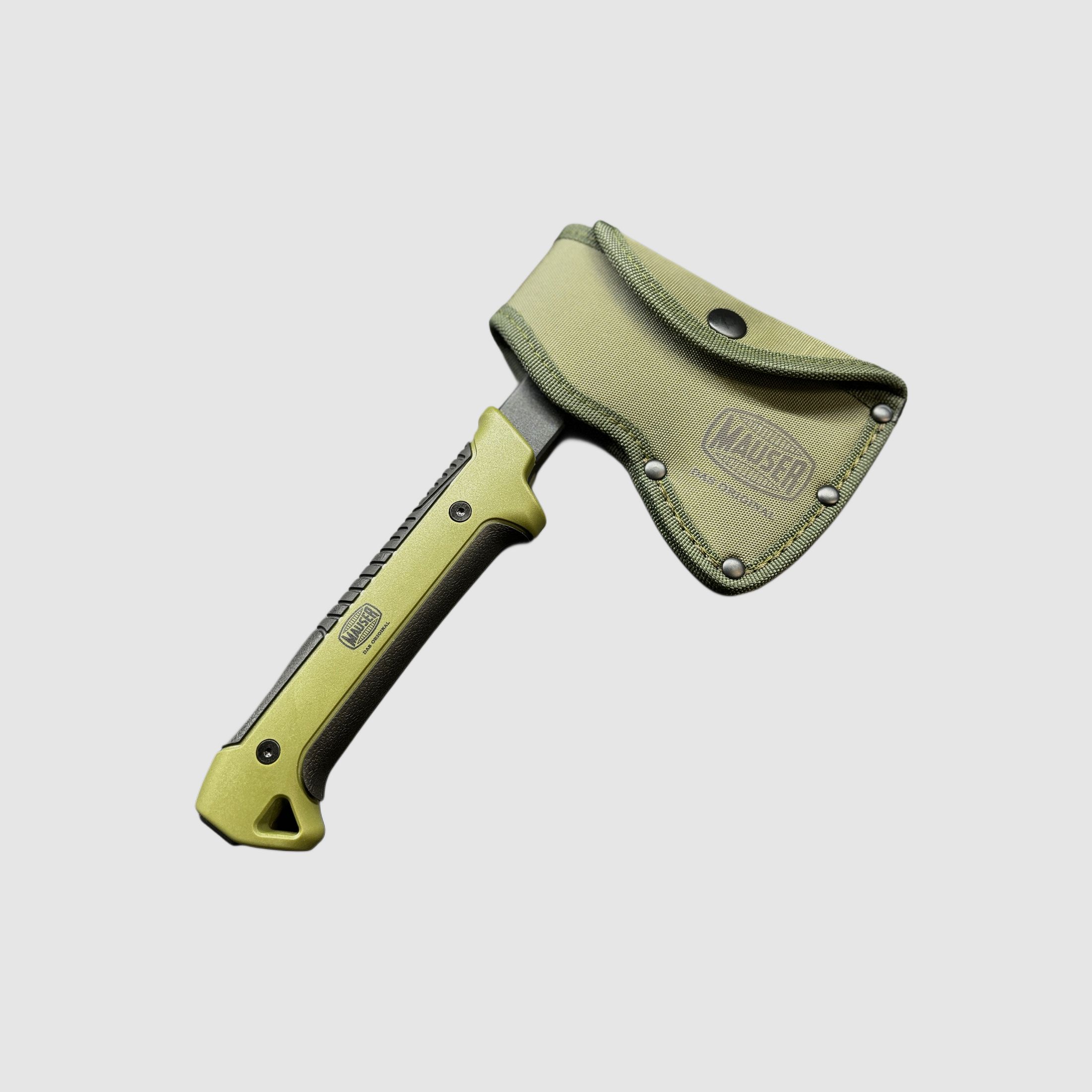 MAUSER siekiera oryginalna zielona z etui 80414840