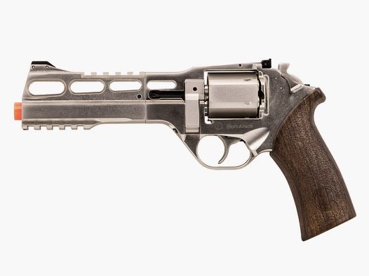 CO2 Softair Revolver Chiappa Rhino 60 DS Chrome Vollmetall nickel Kaliber 6 mm BB (P18)