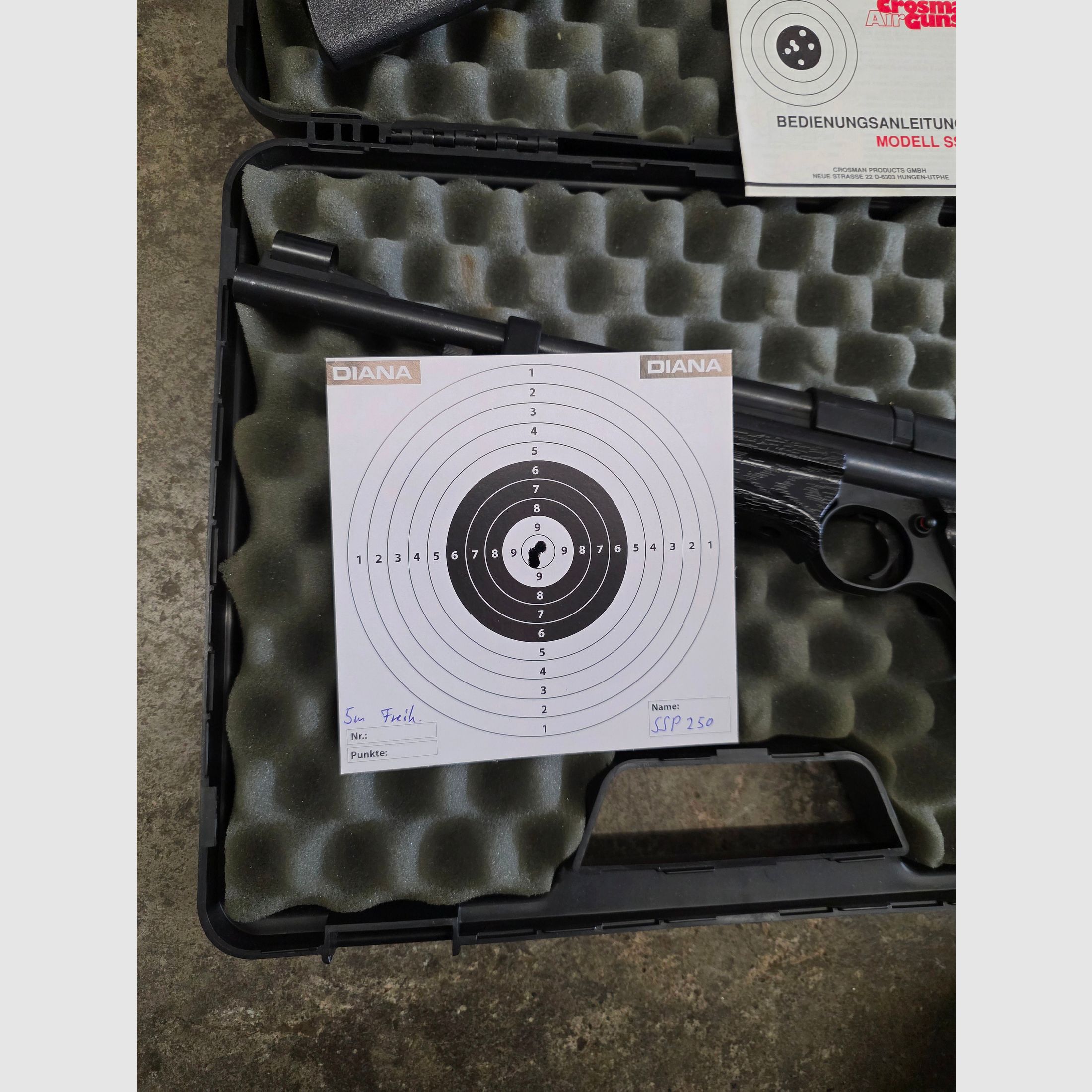 Pistola de CO2 Crosman Silhouette SSP 250 en calibre 4,5 mm Diabolo