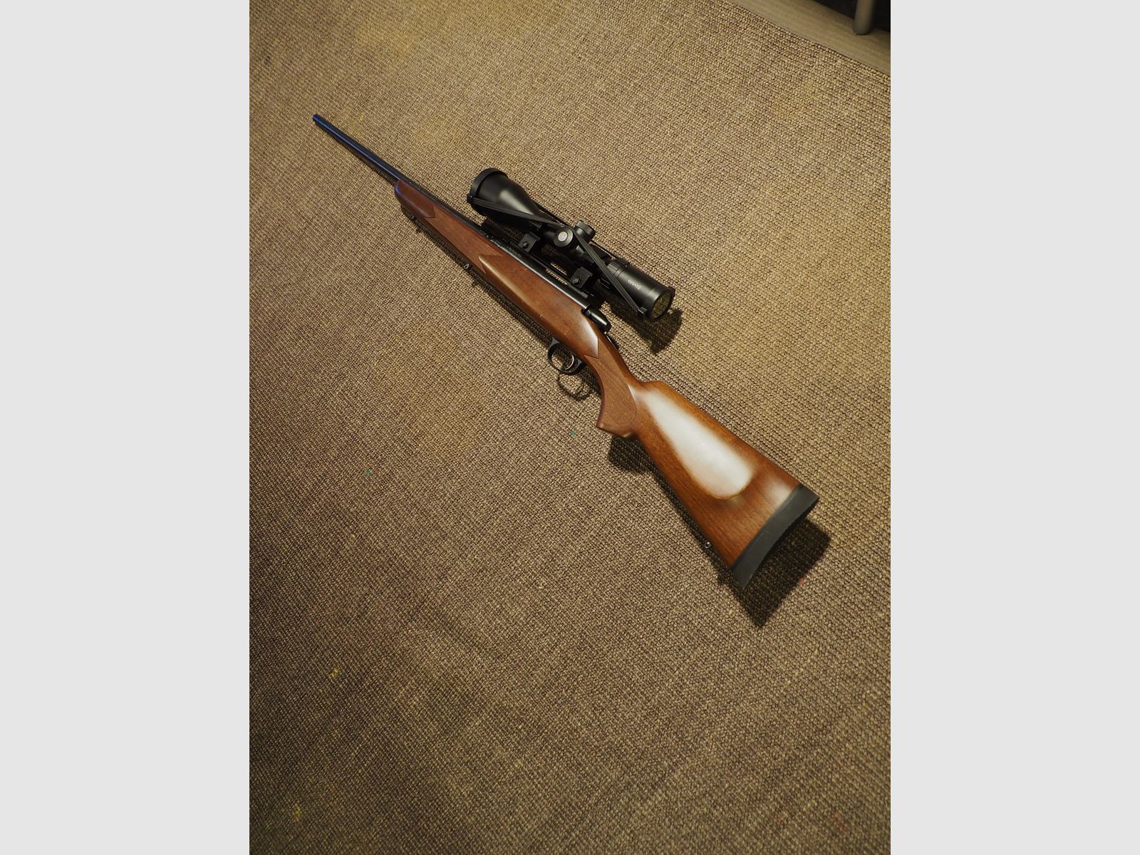 Rifle de aire de tiro a larga distancia, DIANA 35 C con mira telescópica 2.5-10x50