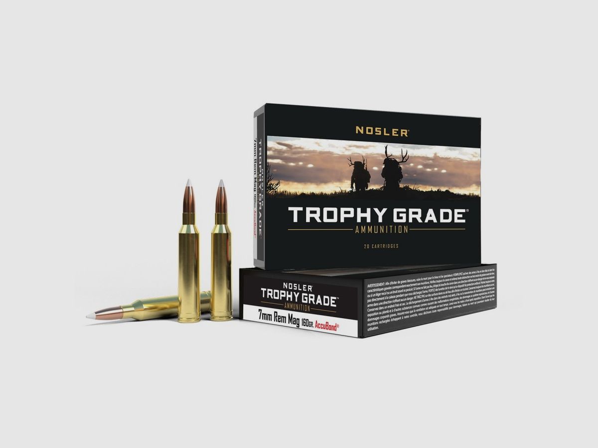 Nosler Trophy Grade AccuBond 7mm Rem Mag – 160gr munitie