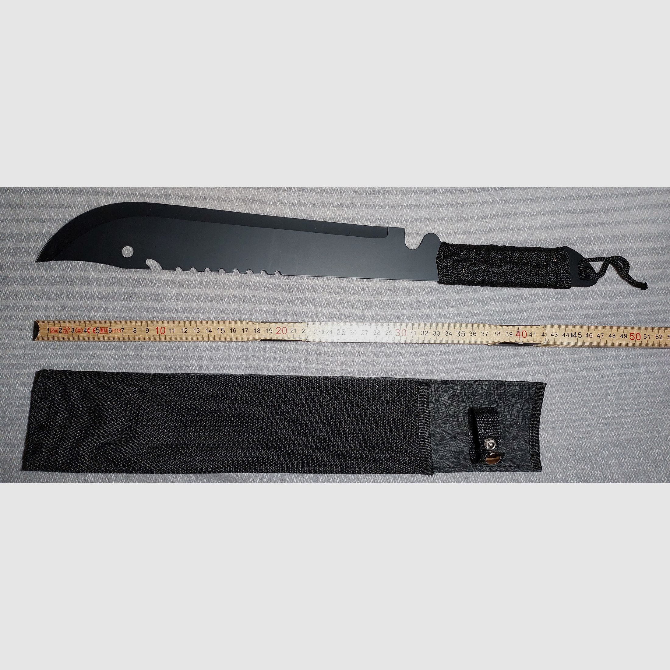 Machete contundente cuchillo de corte purista aproximadamente 48 cm (hoja 35,5 cm) ¡NUEVO!