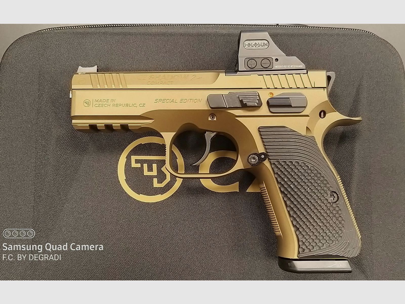 CZ SHADOW 2 COMPACT 9 X19 z HOLOSUN, zdjęcie 2 z 4