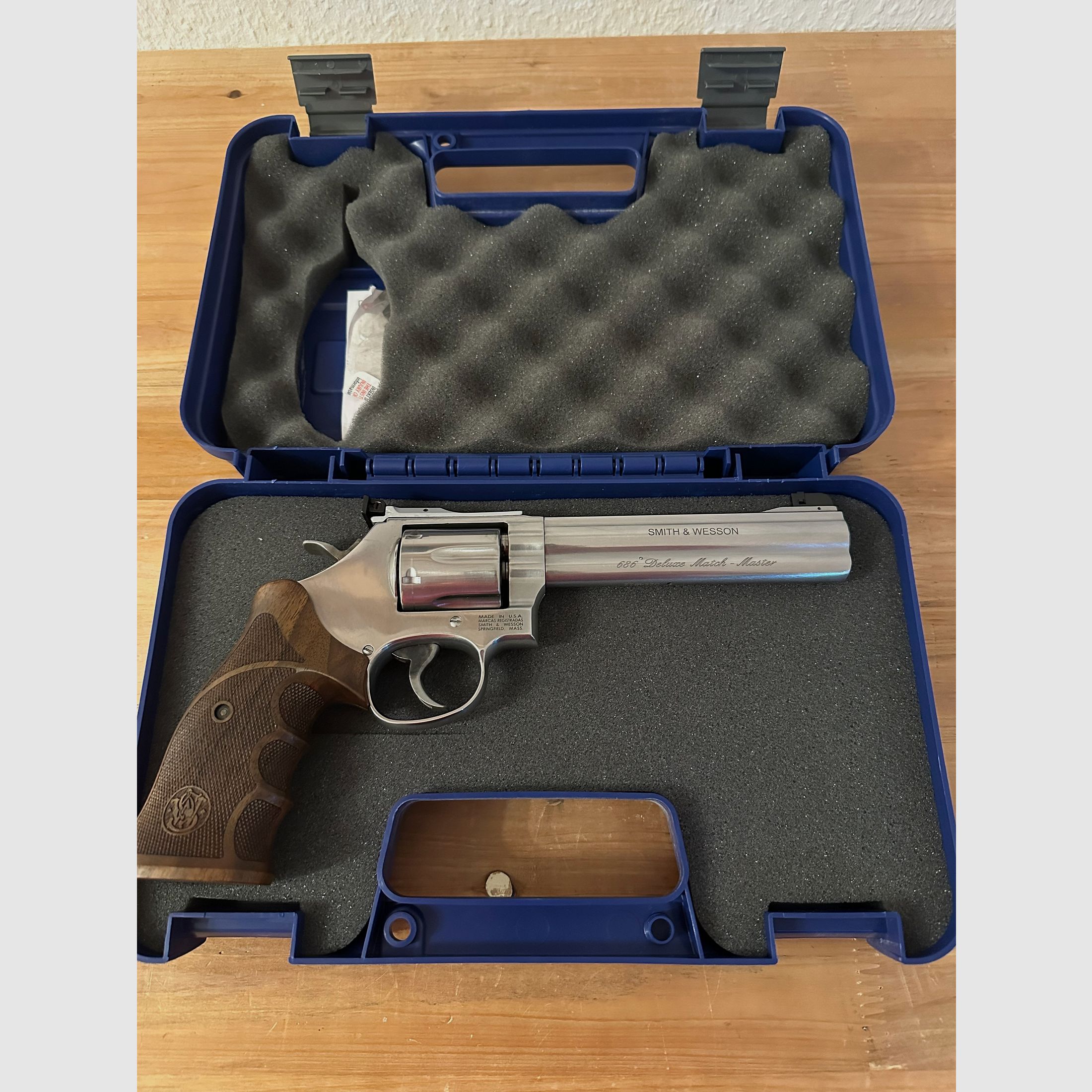 S&W 686 Deluxe Match Master .357 Mag – 6 Zoll – Wie neu (Kauf 04/2024)