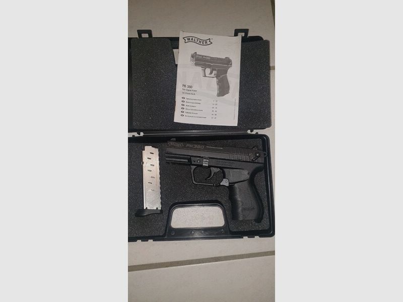 Walther Umarex PK380 black schwarz Schreckschuss SRS Gas 9mm PAK Pistole