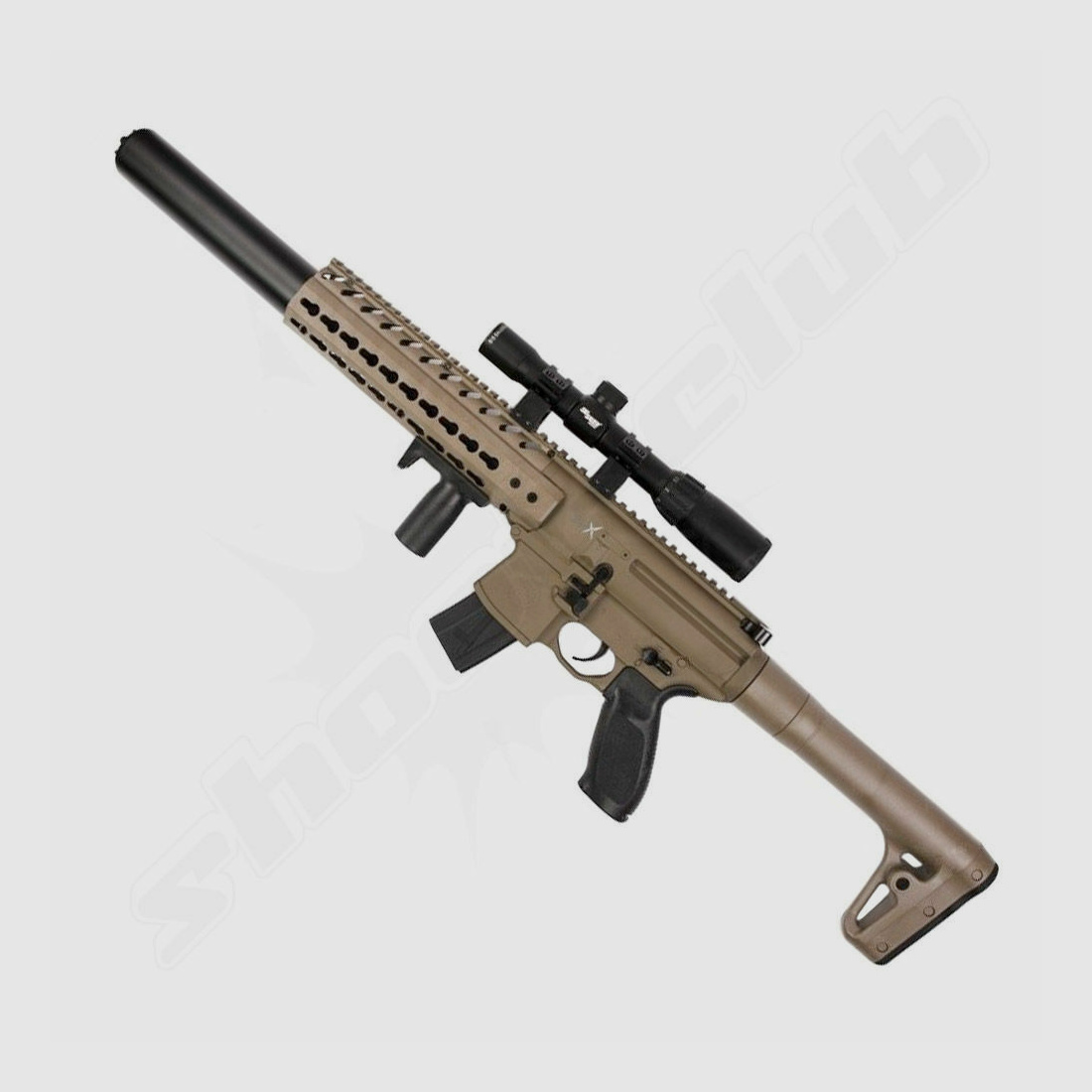 Sig Sauer	 MCX CO2 Gewehr 4,5mm Diabolos + ZF 1-4x24