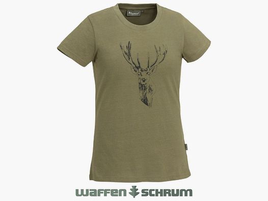 Pinewood T-Shirt Red Deer H.Olive